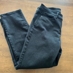 J. Jill Denim Black Authentic Fit Slim Ankle Jeans - 8P - Preowned EUC